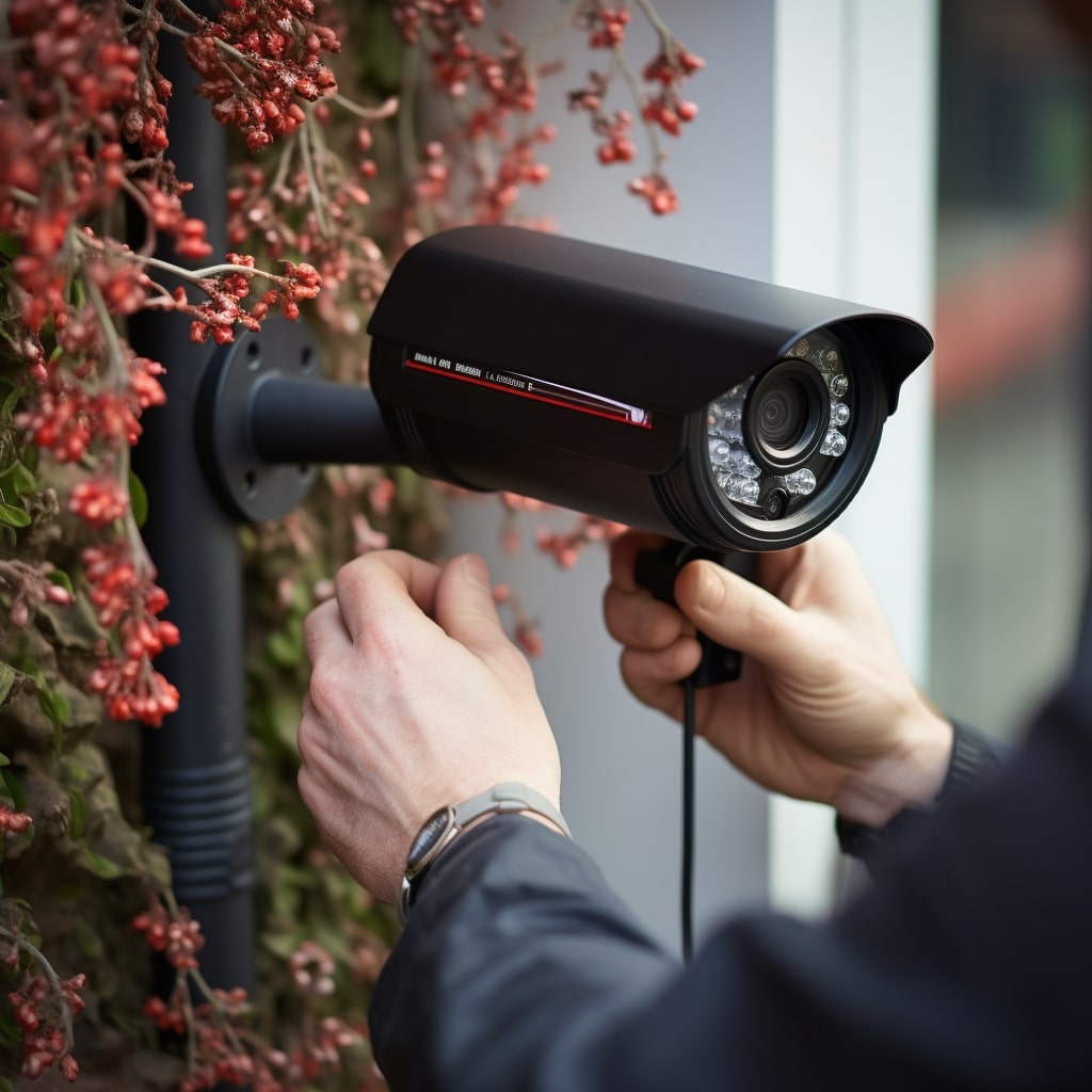 install security cameras